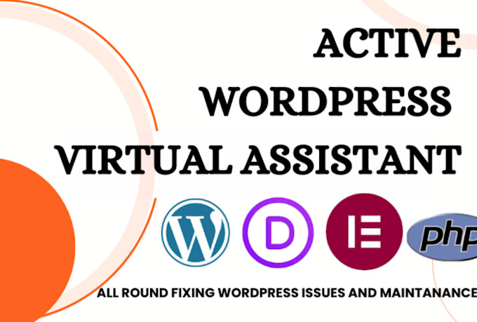 be your active wordpress virtual assistant, wordpress SEO, fix issues bug errors